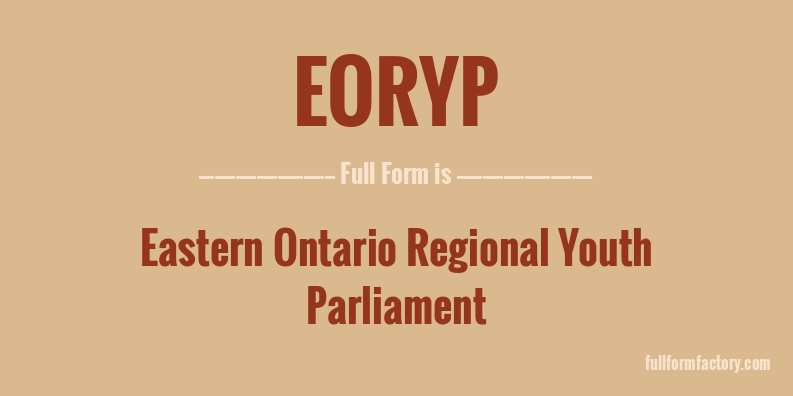 eoryp-full-form