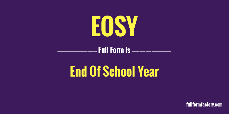 eosy-full-form
