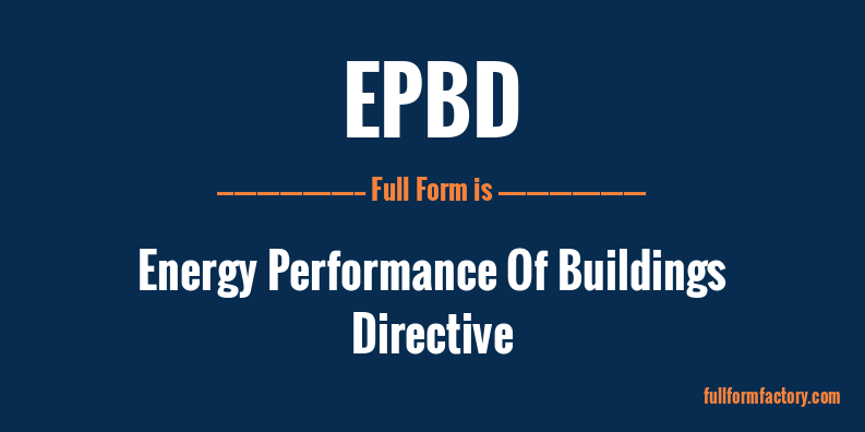 epbd-full-form