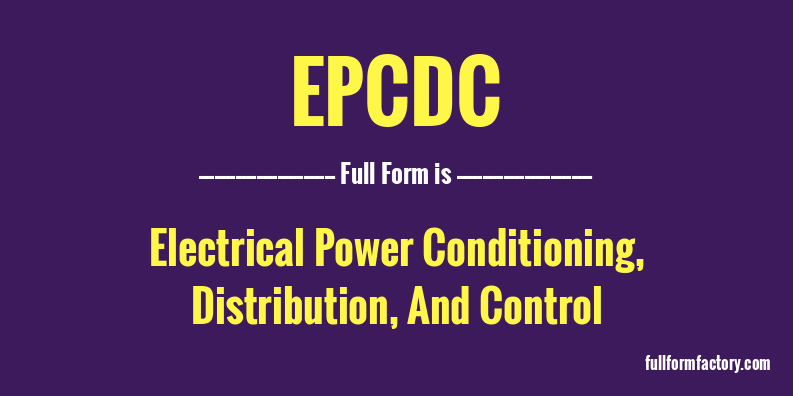 epcdc-full-form