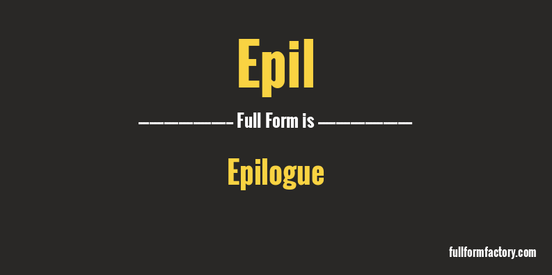 epil-full-form