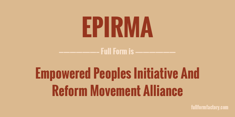 epirma-full-form