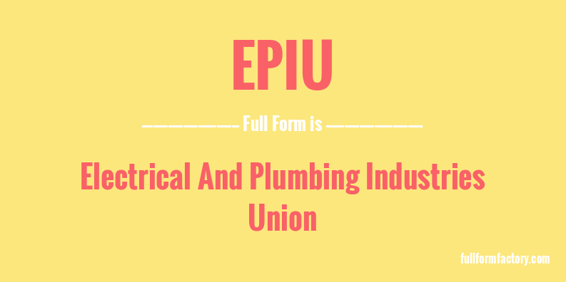 epiu-full-form