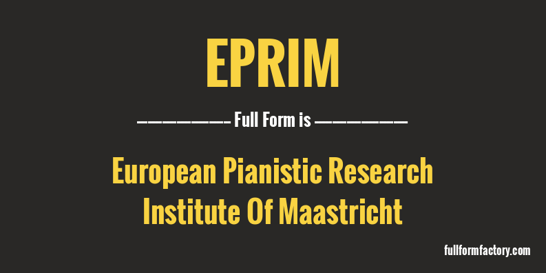 eprim-full-form