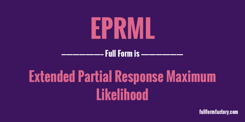 eprml-full-form