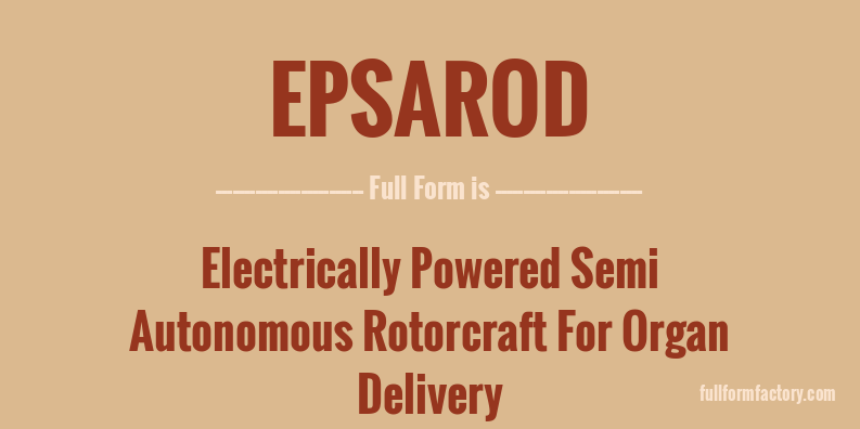 epsarod-full-form