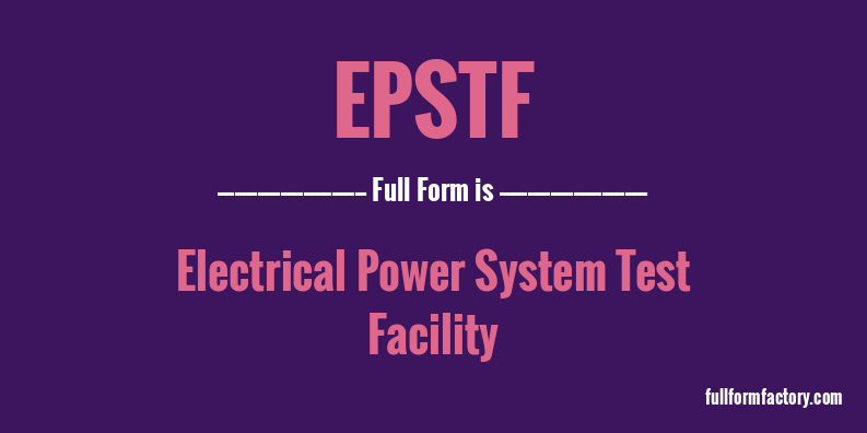 epstf-full-form