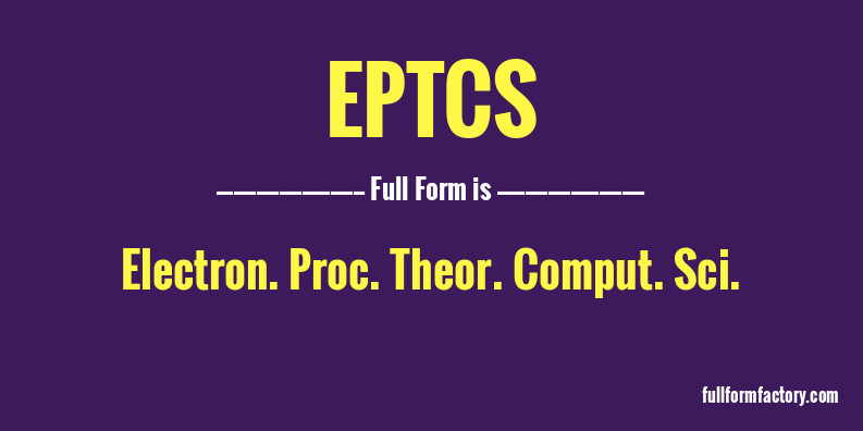 eptcs-full-form