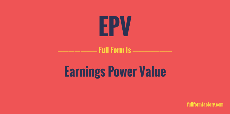 epv-full-form