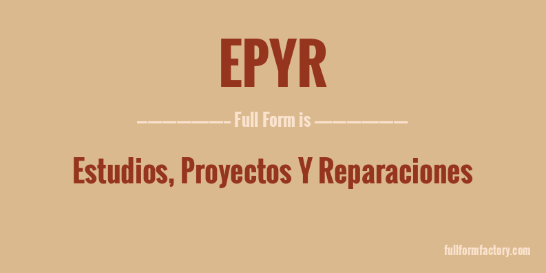 epyr-full-form