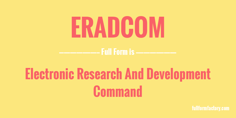 eradcom-full-form