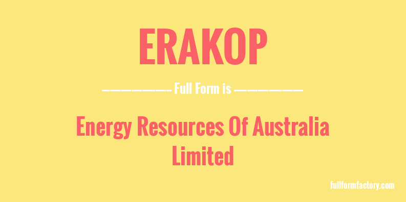 erakop-full-form