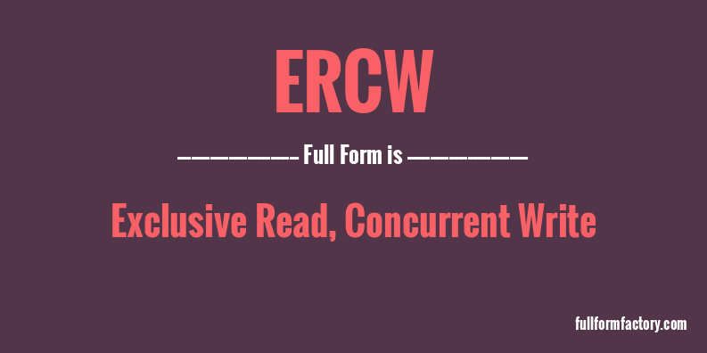 ercw-full-form