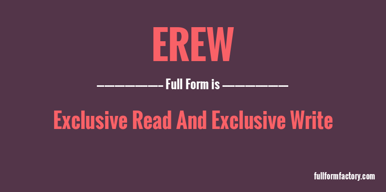 erew-full-form