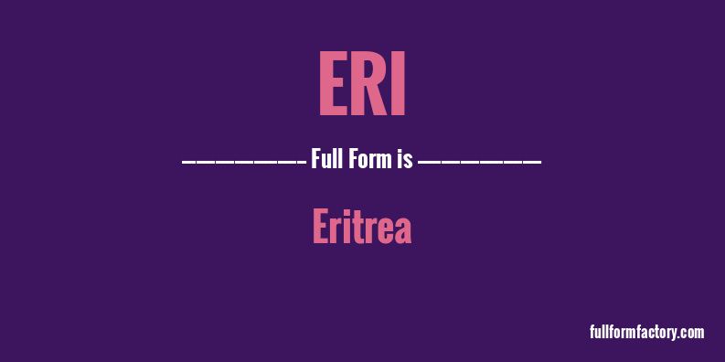 eri-full-form