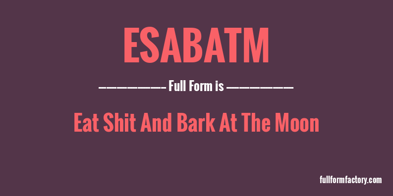 esabatm-full-form