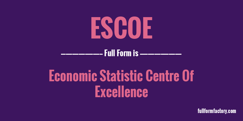 escoe-full-form