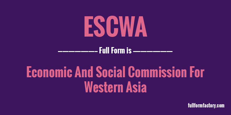 escwa-full-form