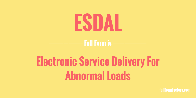 esdal-full-form