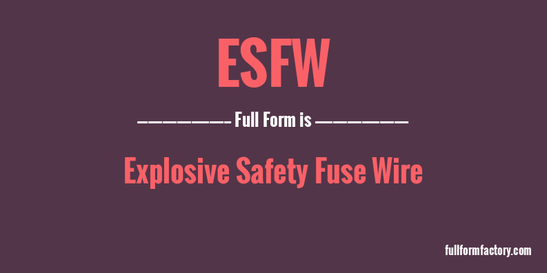 esfw-full-form