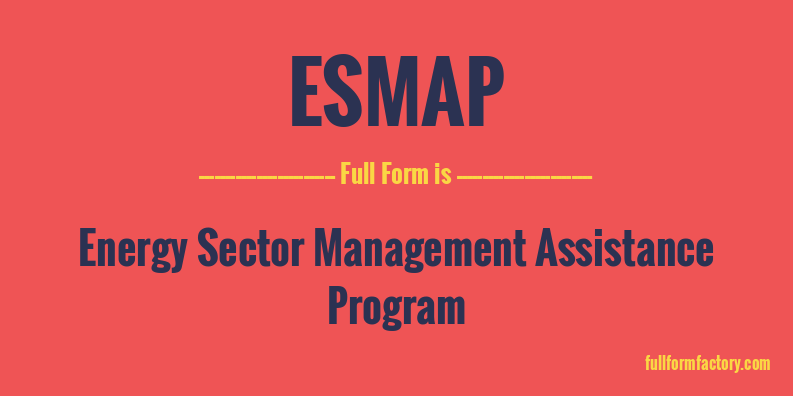 esmap-full-form
