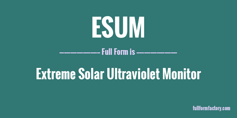 esum-full-form