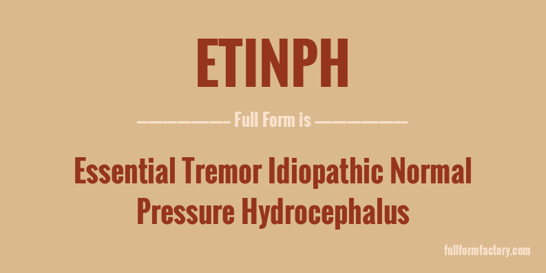 etinph-full-form