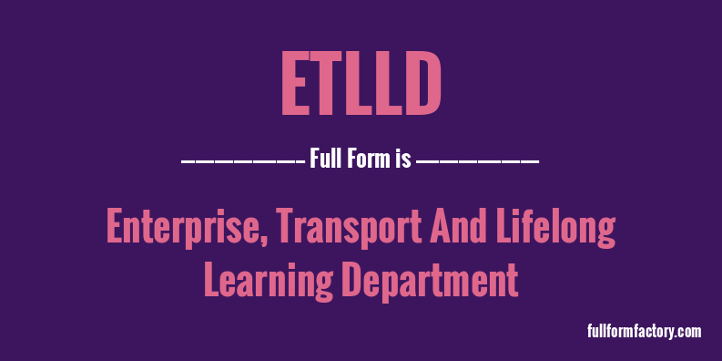 etlld-full-form