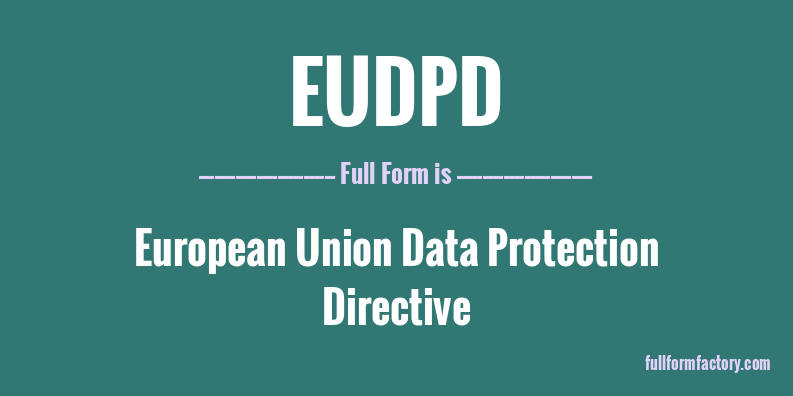 eudpd-full-form