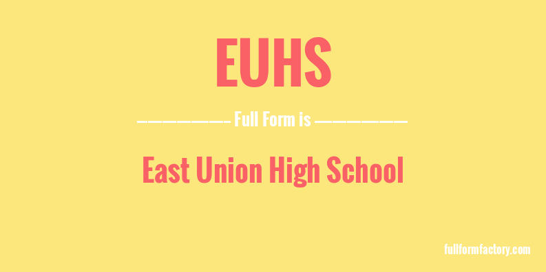 euhs-full-form