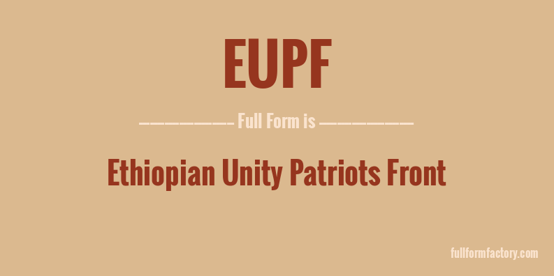 eupf-full-form