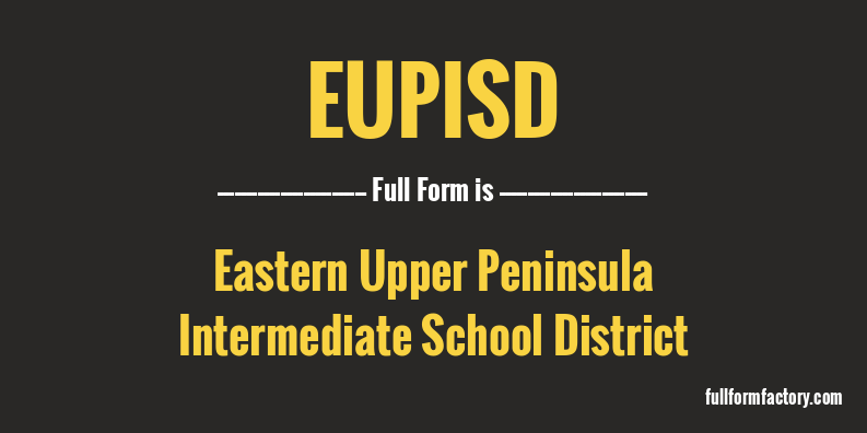 eupisd-full-form
