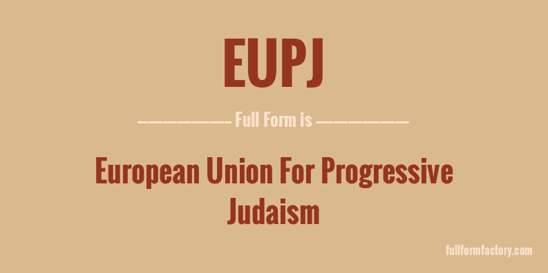 eupj-full-form