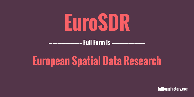eurosdr-full-form