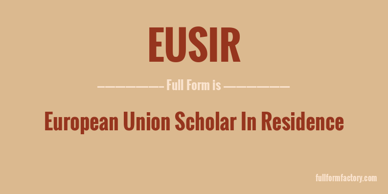 eusir-full-form