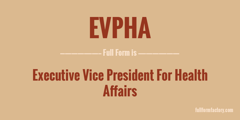 evpha-full-form