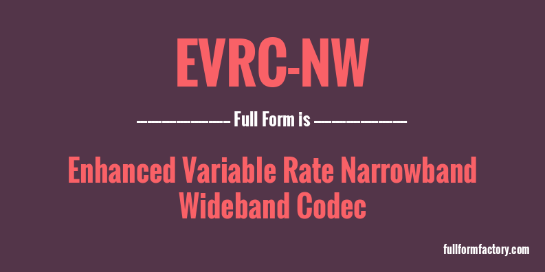evrc-nw-full-form
