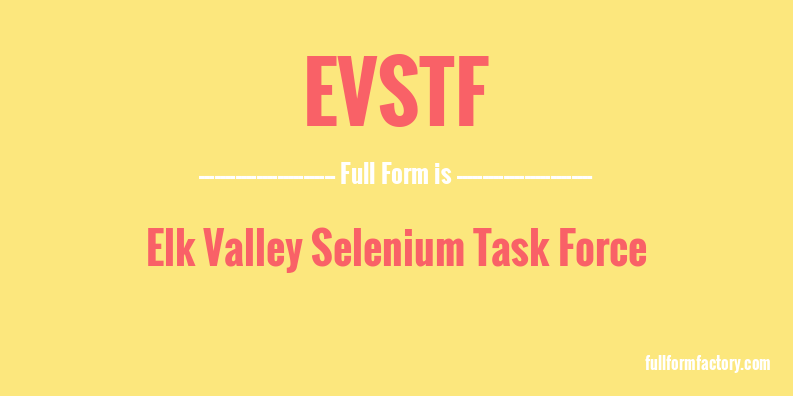 evstf-full-form