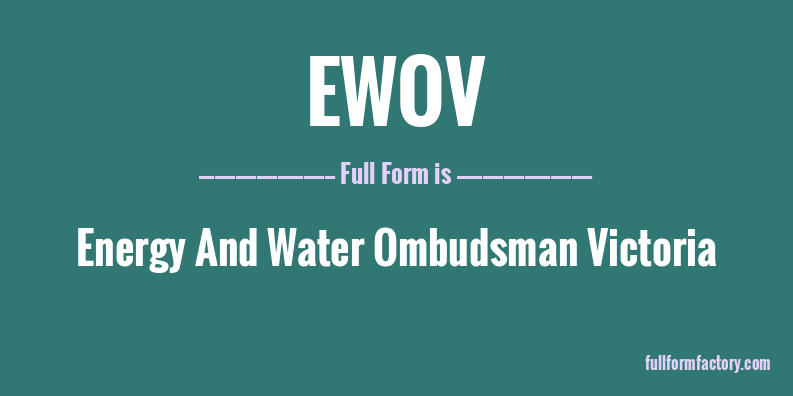 ewov-full-form