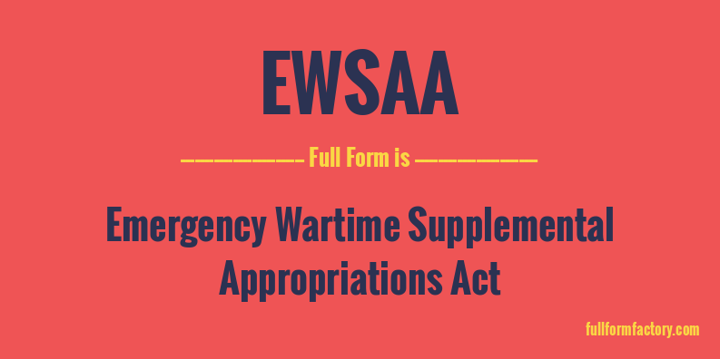 ewsaa-full-form