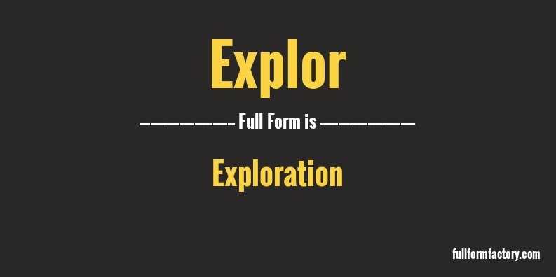 explor-full-form