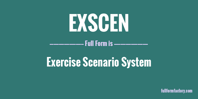 exscen-full-form