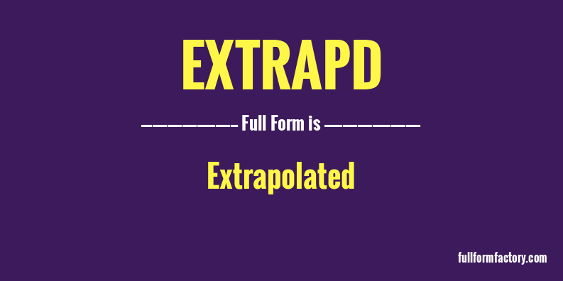 extrapd-full-form