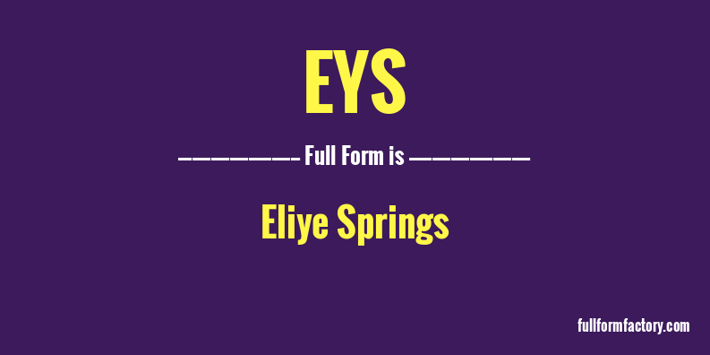 eys-full-form