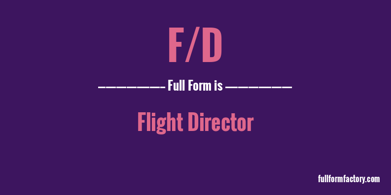 f/d-full-form