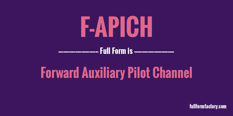 f-apich-full-form