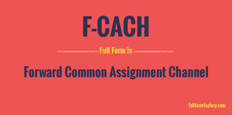 f-cach-full-form