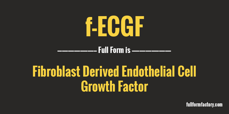 f-ecgf-full-form