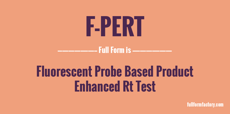 f-pert-full-form
