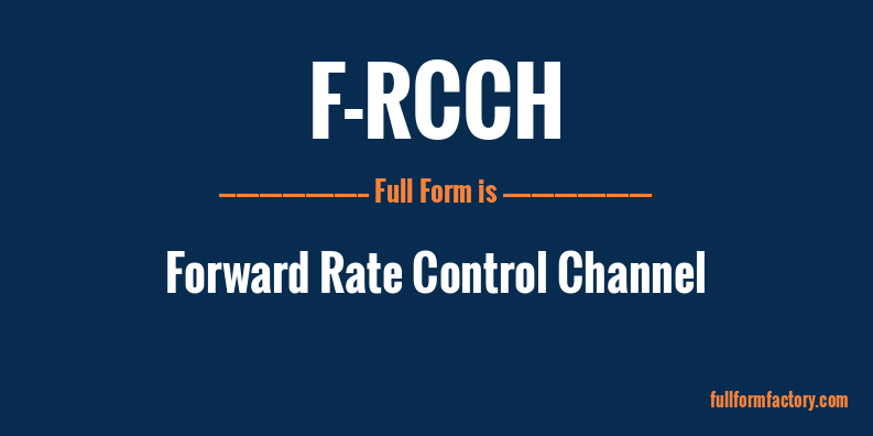 f-rcch-full-form
